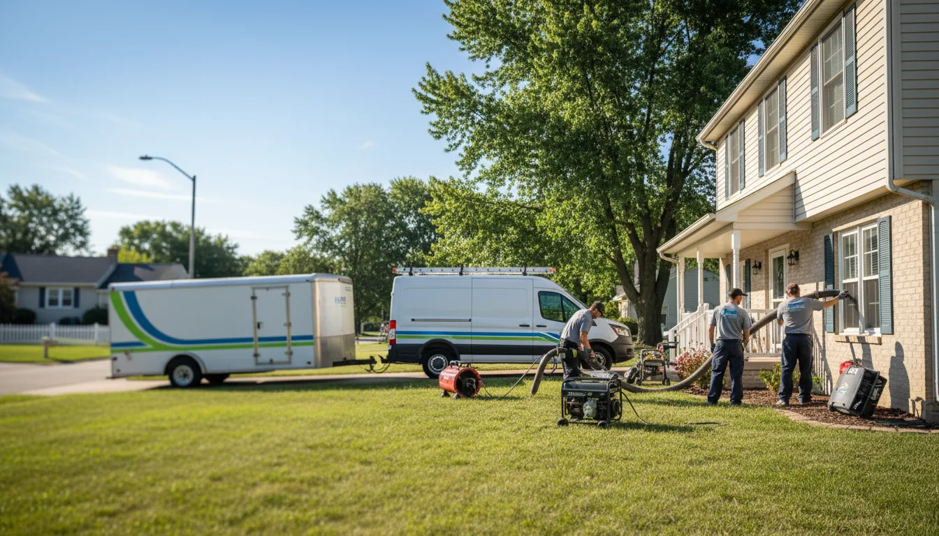 Flooded Basement Restoration And Cleanup With Repair in Hawks, MI near me